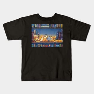 Book cat Kids T-Shirt